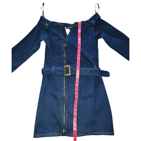 Fashion Nova Denim Dress - Picture 10 of 10